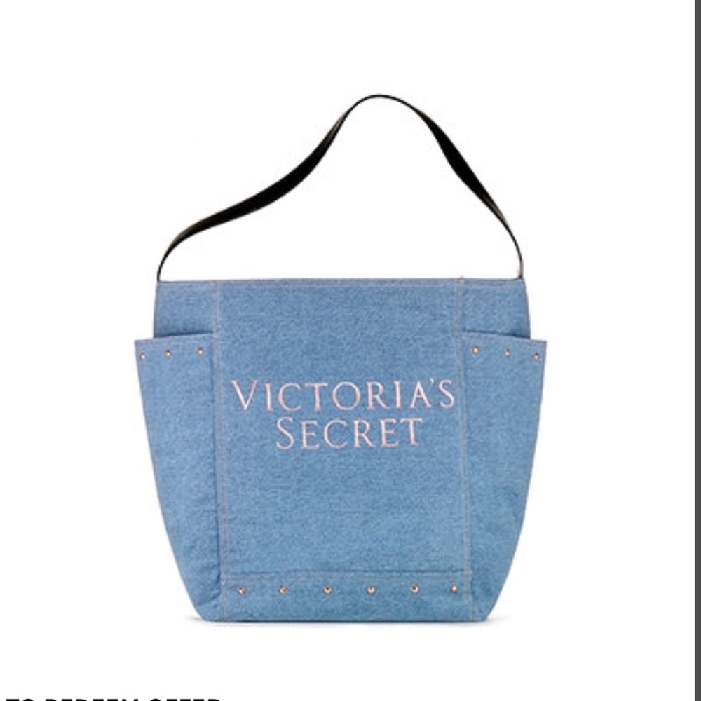 Denim shoulder bag